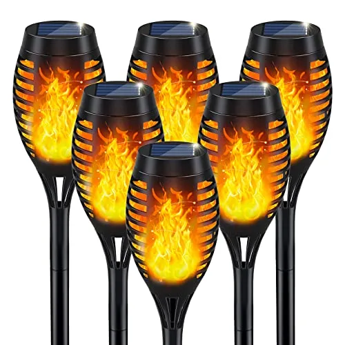 IkeeRuic Solar Torch Light (6-Pack)